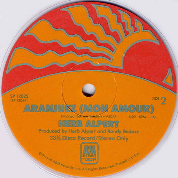 Herb Alpert : Rise (12", Cle)