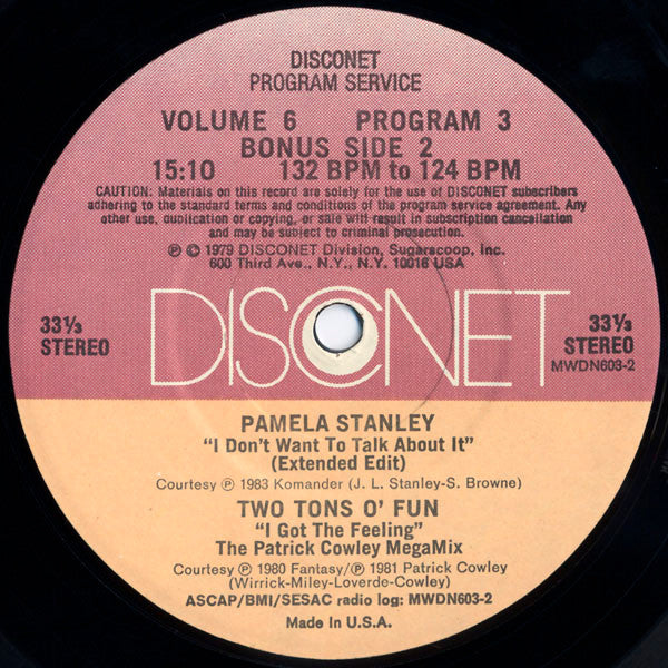 Various : Volume 6 Program 3 (2x12", P/Mixed)
