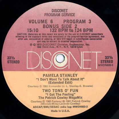 Various : Volume 6 Program 3 (2x12", P/Mixed)