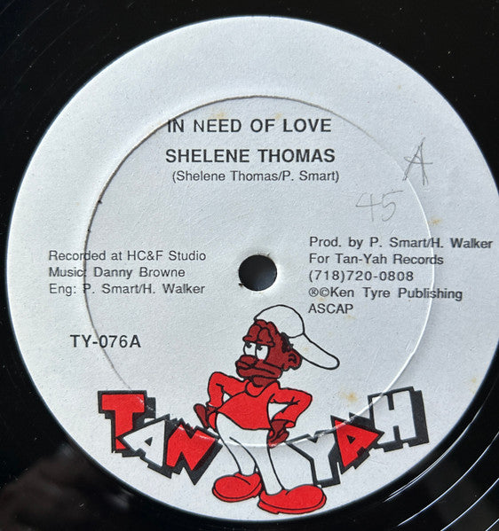 Shelene Thomas / Peter Dragon : In Need Of Love / Stop Carry News (12", Single)