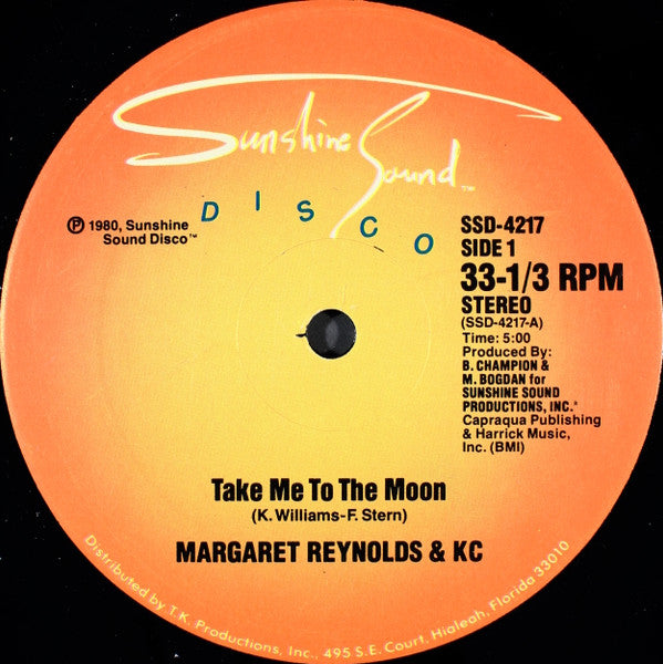 Margaret Reynolds & KC (4) : Take Me To The Moon (12")