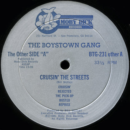 Boys Town Gang : Cruisin' The Streets (LP, Album)