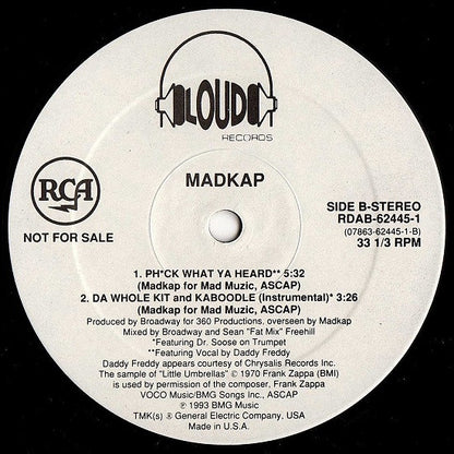 Mad Kap : Da Whole Kit And Kaboodle (12", Promo)