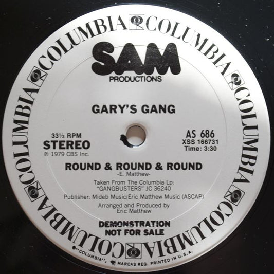 Gary's Gang : Do Ya' Wanna Go Dancin' / Round & Round & Round (12", Promo)