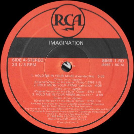Imagination : Hold Me In Your Arms (12")