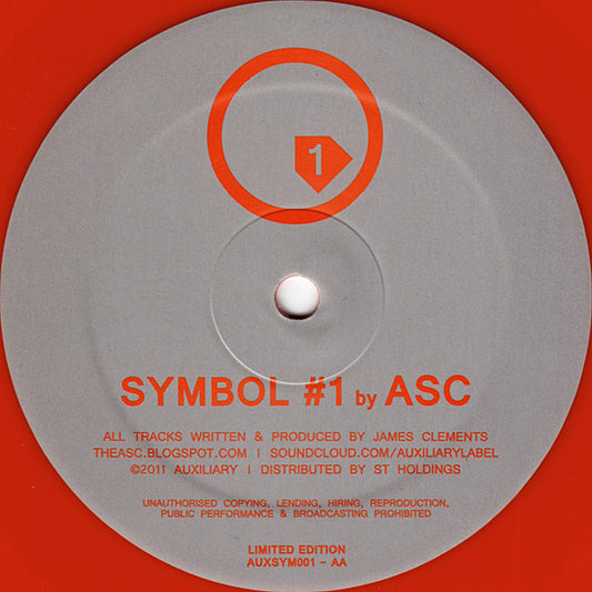 ASC : Symbol #1 (12", Ltd, Ora)