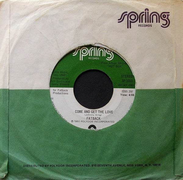 The Fatback Band : Let's Do It Again / Come And Get The Love (7", 18)