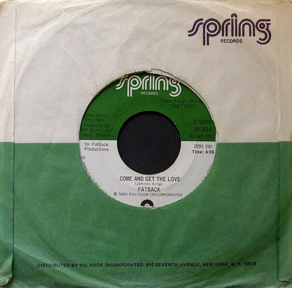 The Fatback Band : Let's Do It Again / Come And Get The Love (7", 18)