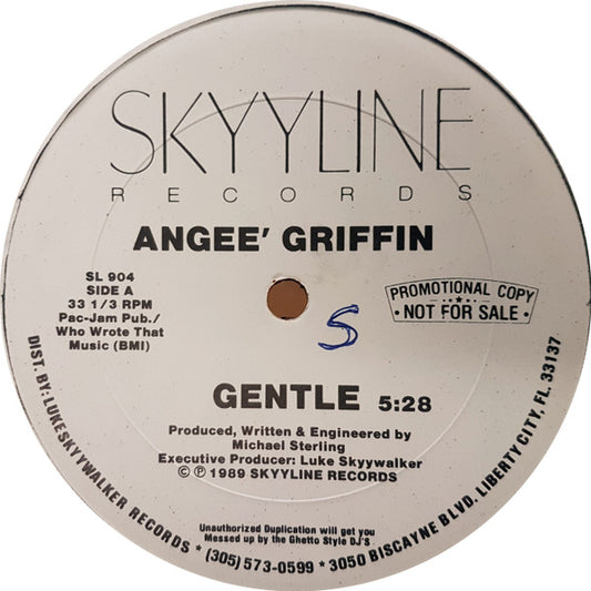 Angee Griffin : Gentle (12", Promo)