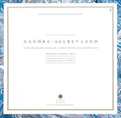 Sandra : Secret Land (Extended Version) (12", Single)