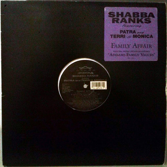 Shabba Ranks Featuring Patra And Terri & Monica : Family Affair (12", Maxi)