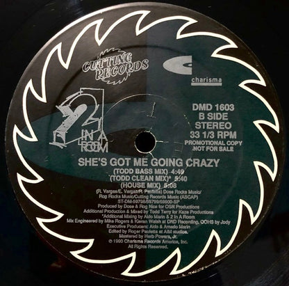 2 In A Room : She's Got Me Going Crazy (12", Promo)