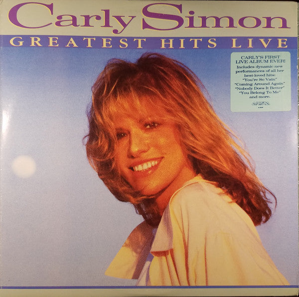Carly Simon : Greatest Hits Live (LP, Album, Spe)