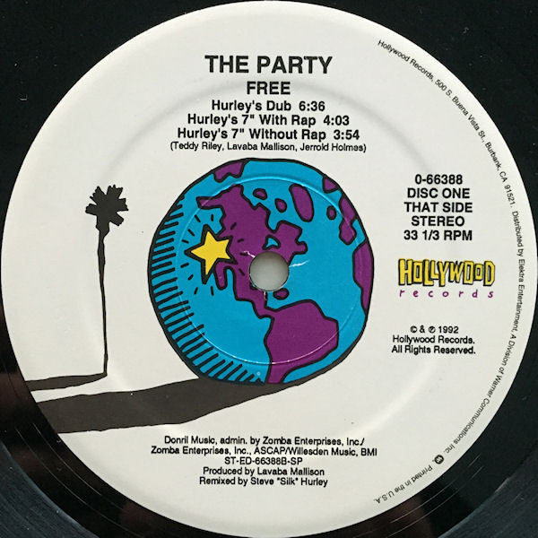 The Party : Free (2x12")