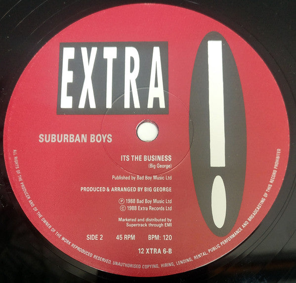 Suburban Boys : The Hit Mix, Actually (12", Single)
