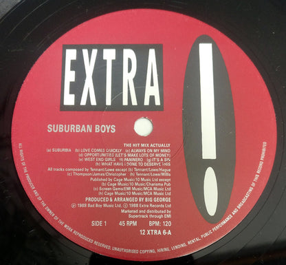 Suburban Boys : The Hit Mix, Actually (12", Single)