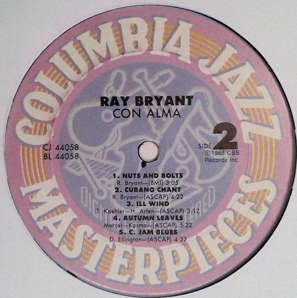 Ray Bryant : Con Alma (LP, Album, RE, RM)