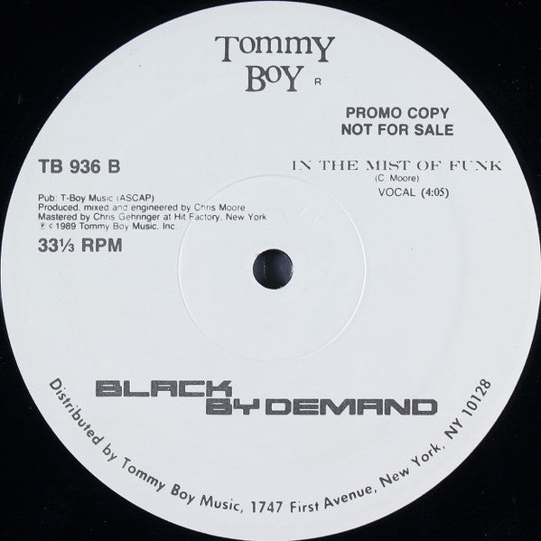 Black By Demand : Dearly Beloved (12", Promo)