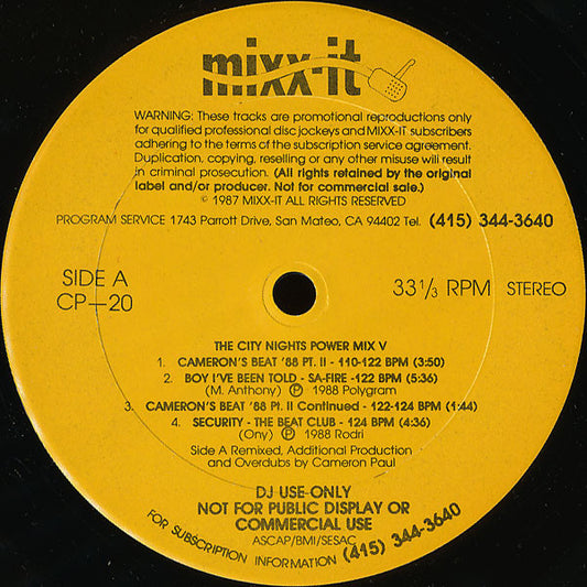 Various : Mixx-it 20 (12", P/Mixed, Promo)