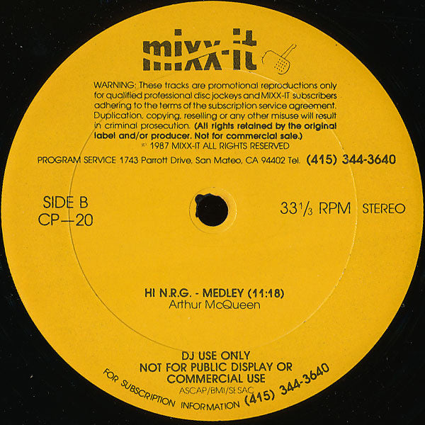 Various : Mixx-it 20 (12", P/Mixed, Promo)