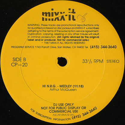 Various : Mixx-it 20 (12", P/Mixed, Promo)