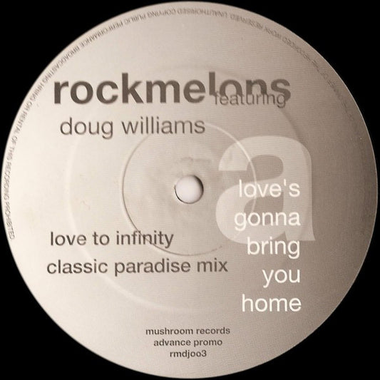 Rockmelons* Featuring Doug Williams : Love's Gonna Bring You Home (2x12", Promo)