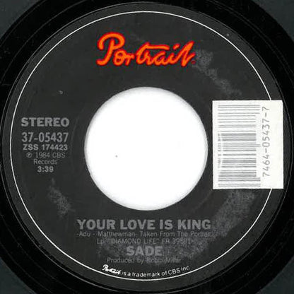 Sade : Your Love Is King (7", Single)