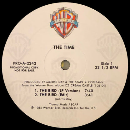 The Time : The Bird (12", Single, Promo)