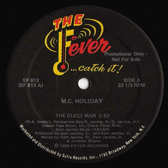 M.C. Holiday* : The Gucci Man (12", Promo)