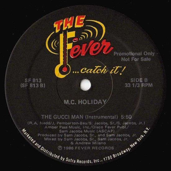 M.C. Holiday* : The Gucci Man (12", Promo)