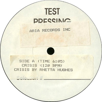 Rhetta Hughes : Crisis (12", TP)