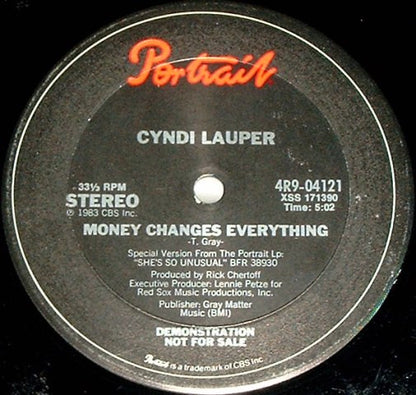Cyndi Lauper : Girls Just Want To Have Fun (12", Promo)