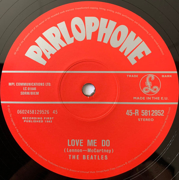 The Beatles : Now And Then / Love Me Do (12", Single)