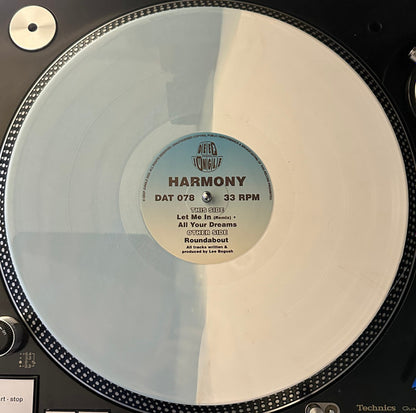 Harmony* : Roundabout / Let Me In (Remix) / All Your Dreams  (12", EP, S/Edition, Hal)