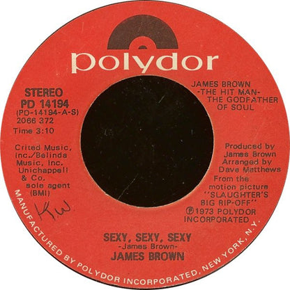 James Brown : Sexy, Sexy, Sexy (7", Single)