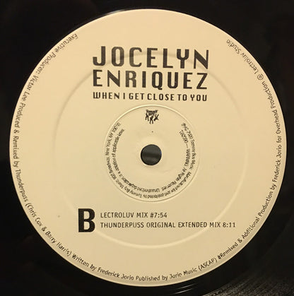 Jocelyn Enriquez : When I Get Close To You (12")