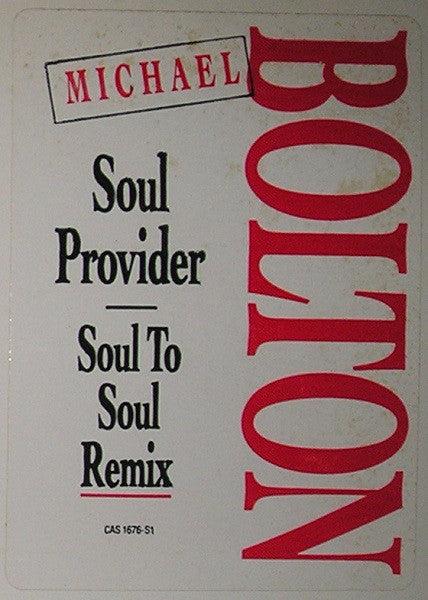 Michael Bolton : Soul Provider (12", Promo)