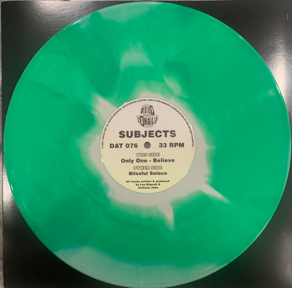 Subjects (5) : Blissful Solace / Only One / Believe (12", S/Edition, Col)