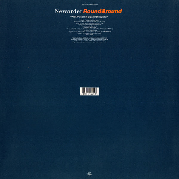 Neworder* : Round&round (12", Maxi, SRC)