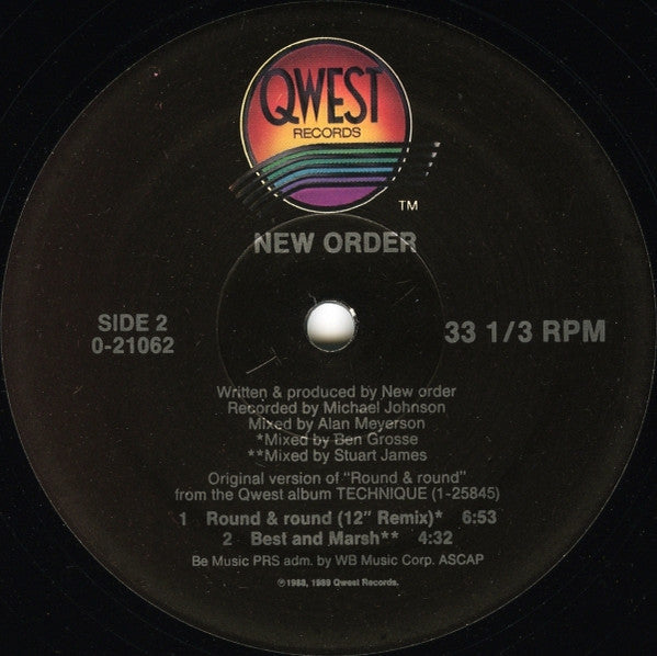 Neworder* : Round&round (12", Maxi, SRC)