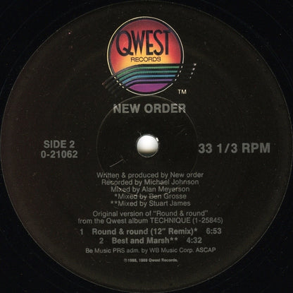 Neworder* : Round&round (12", Maxi, SRC)