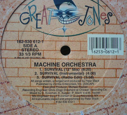 Machine Orchestra : Survival (12")