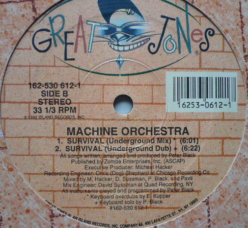 Machine Orchestra : Survival (12")