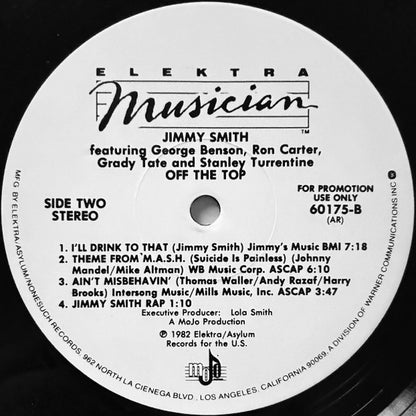 Jimmy Smith : Off The Top (LP, Album, Promo, All)