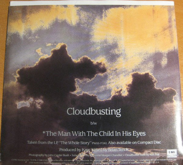 Kate Bush : Cloudbusting (7", Pic)