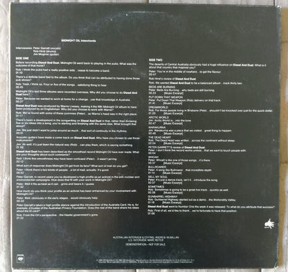 Midnight Oil : Interchords: Diesel And Dust (LP, Promo)