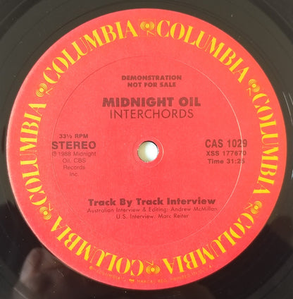 Midnight Oil : Interchords: Diesel And Dust (LP, Promo)