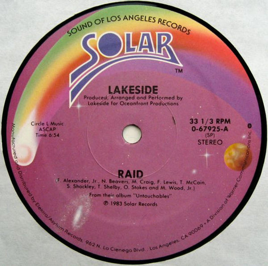 Lakeside : Raid (12", SP)