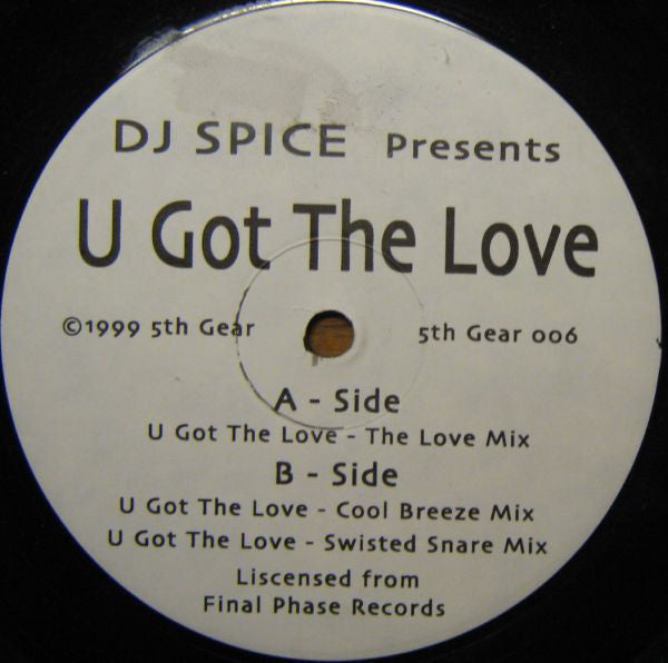 DJ Spice (2) : U Got The Love (12")