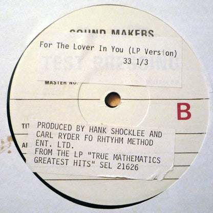 True Mathematics : For The Lover In You (12", TP)